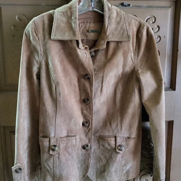 100% leather blazer jacket - Picture 1 of 8